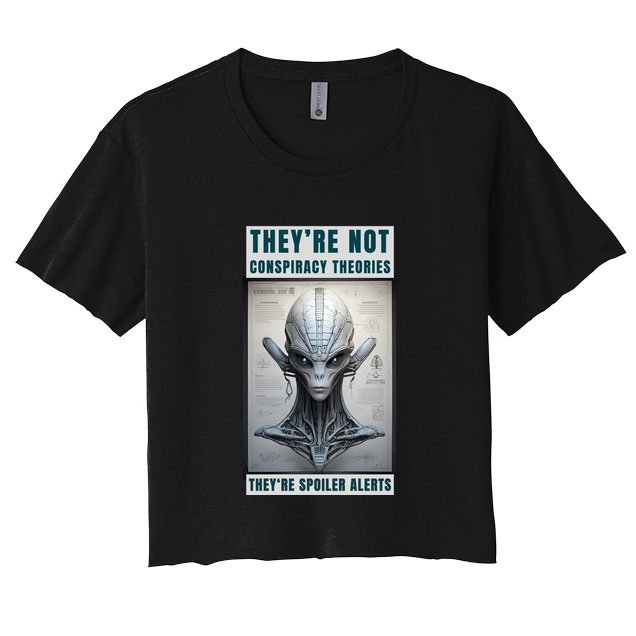 Alien Ufo Conspiracy Theory Disclosure Crop Top
