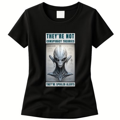 Alien Ufo Conspiracy Theory Disclosure Womens T-Shirt