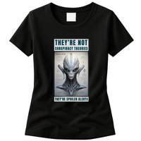 Alien Ufo Conspiracy Theory Disclosure Womens T-Shirt