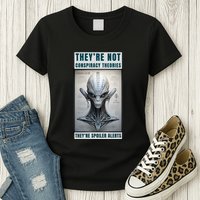 Alien Ufo Conspiracy Theory Disclosure Womens T-Shirt