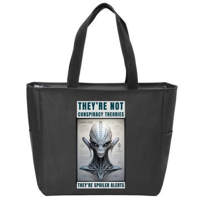 Alien Ufo Conspiracy Theory Disclosure Zip Tote Bag