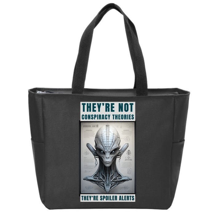 Alien Ufo Conspiracy Theory Disclosure Zip Tote Bag