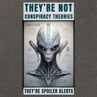 Alien Ufo Conspiracy Theory Disclosure Cotton Canvas Backpack