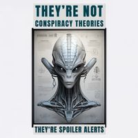Alien Ufo Conspiracy Theory Disclosure Garment-Dyed Sweatshirt