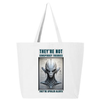 Alien Ufo Conspiracy Theory Disclosure 25L Jumbo Tote