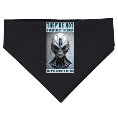 Alien Ufo Conspiracy Theory Disclosure USA-Made Doggie Bandana