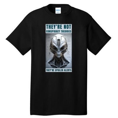 Alien Ufo Conspiracy Theory Disclosure Tall T-Shirt