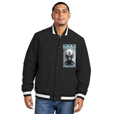 Alien Ufo Conspiracy Theory Disclosure Insulated Varsity Jacket