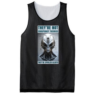 Alien Ufo Conspiracy Theory Disclosure Mesh Reversible Basketball Jersey Tank