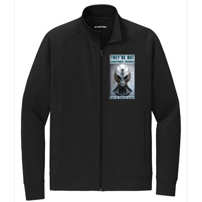 Alien Ufo Conspiracy Theory Disclosure Stretch Full-Zip Cadet Jacket