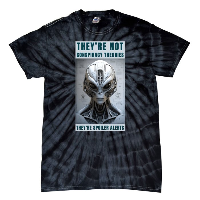 Alien Ufo Conspiracy Theory Disclosure Tie-Dye T-Shirt