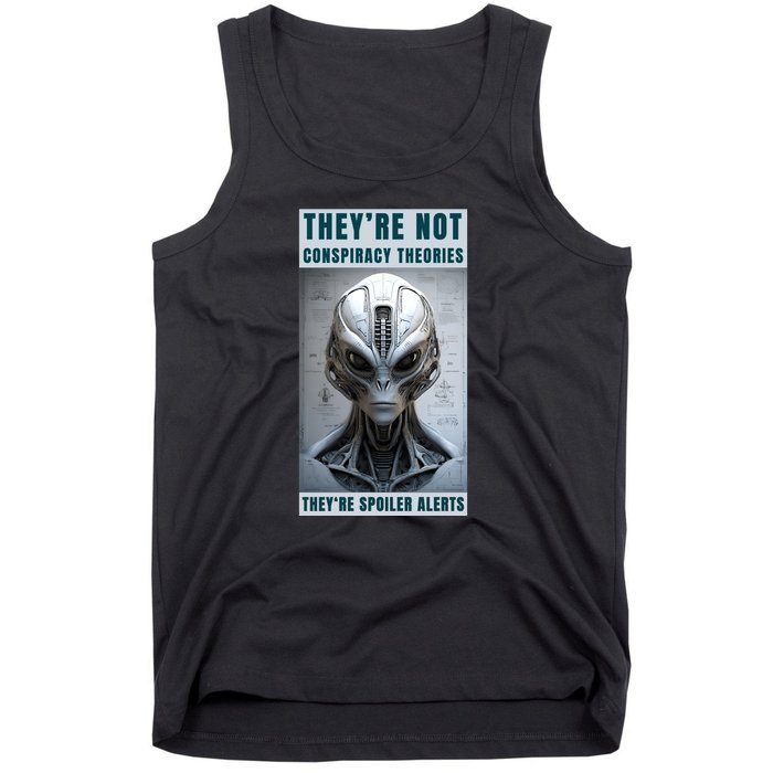 Alien Ufo Conspiracy Theory Disclosure Tank Top