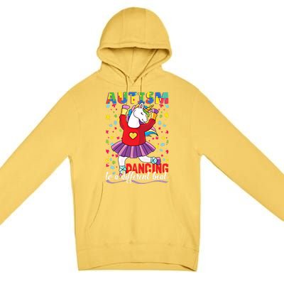 Autism Unicorn Cute Gift Premium Pullover Hoodie