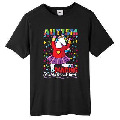 Autism Unicorn Cute Gift Tall Fusion ChromaSoft Performance T-Shirt