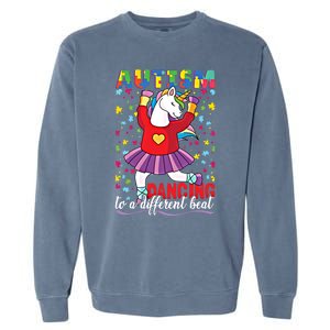 Autism Unicorn Cute Gift Garment-Dyed Sweatshirt