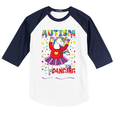 Autism Unicorn Cute Gift Baseball Sleeve Shirt