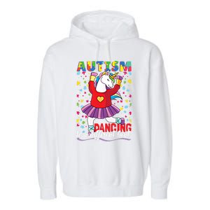 Autism Unicorn Cute Gift Garment-Dyed Fleece Hoodie