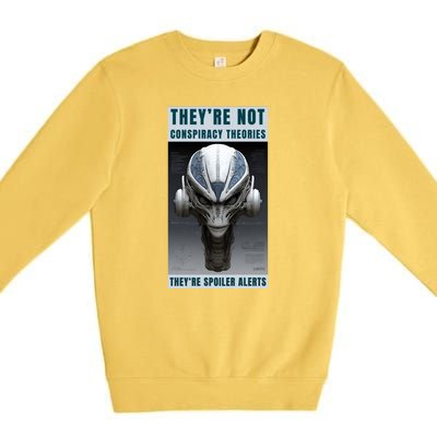 Alien Ufo Conspiracy Theory Disclosure Premium Crewneck Sweatshirt