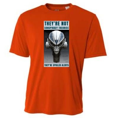 Alien Ufo Conspiracy Theory Disclosure Cooling Performance Crew T-Shirt