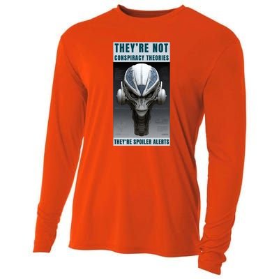 Alien Ufo Conspiracy Theory Disclosure Cooling Performance Long Sleeve Crew