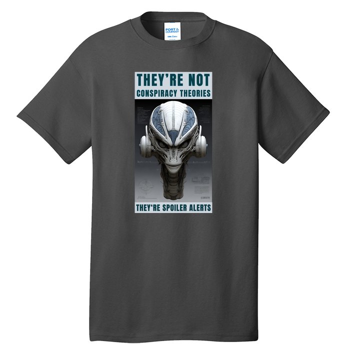 Alien Ufo Conspiracy Theory Disclosure Tall T-Shirt