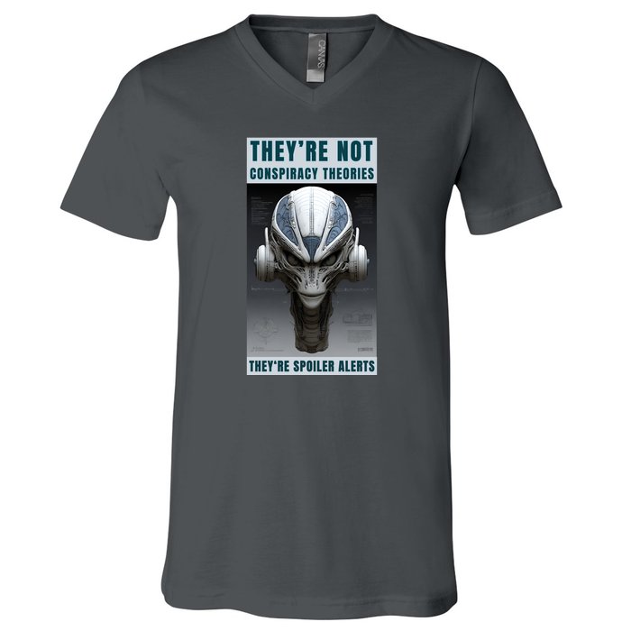 Alien Ufo Conspiracy Theory Disclosure V-Neck T-Shirt