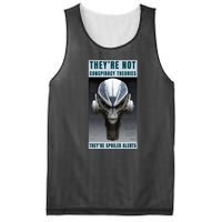 Alien Ufo Conspiracy Theory Disclosure Mesh Reversible Basketball Jersey Tank