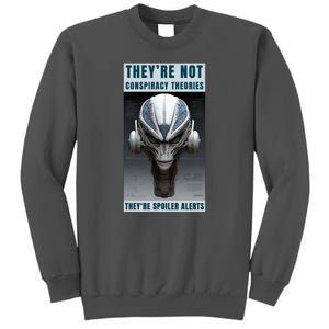 Alien Ufo Conspiracy Theory Disclosure Tall Sweatshirt