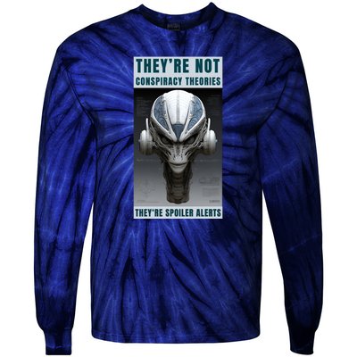 Alien Ufo Conspiracy Theory Disclosure Tie-Dye Long Sleeve Shirt