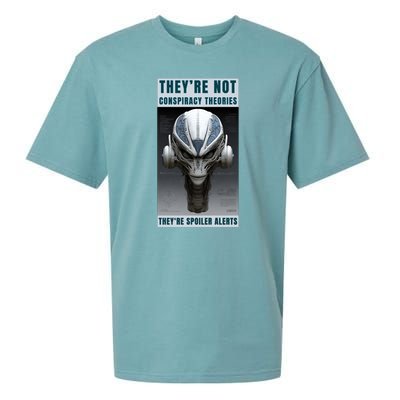 Alien Ufo Conspiracy Theory Disclosure Sueded Cloud Jersey T-Shirt