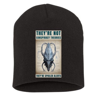 Alien Ufo Conspiracy Theory Disclosure Short Acrylic Beanie