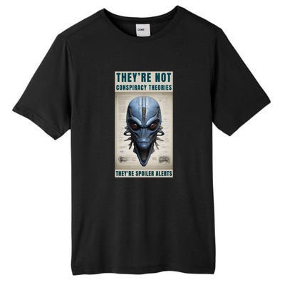 Alien Ufo Conspiracy Theory Disclosure Tall Fusion ChromaSoft Performance T-Shirt