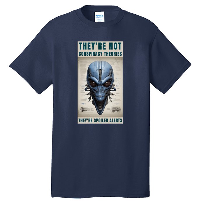 Alien Ufo Conspiracy Theory Disclosure Tall T-Shirt