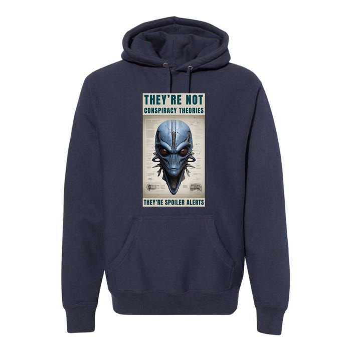 Alien Ufo Conspiracy Theory Disclosure Premium Hoodie