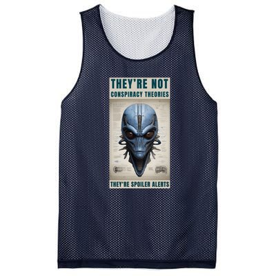 Alien Ufo Conspiracy Theory Disclosure Mesh Reversible Basketball Jersey Tank