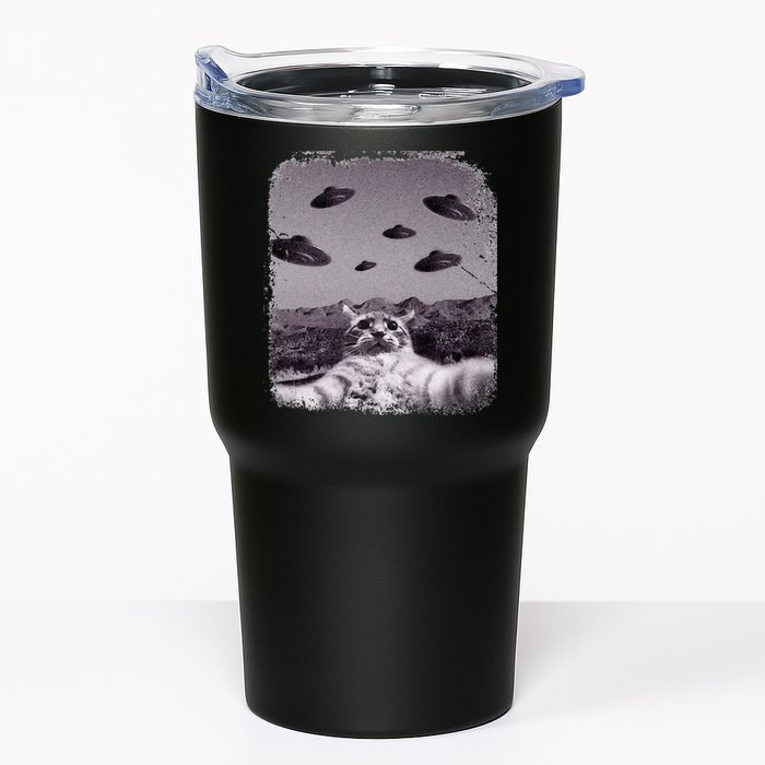 Alien UFO Cat Meme Tumbler