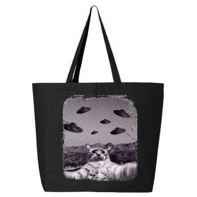 Alien UFO Cat Meme 25L Jumbo Tote