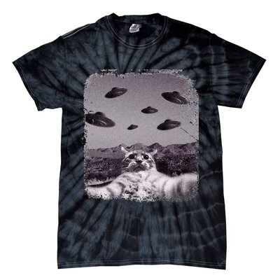 Alien UFO Cat Meme Tie-Dye T-Shirt