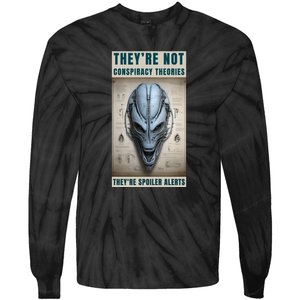 Alien Ufo Conspiracy Theory Disclosure Tie-Dye Long Sleeve Shirt