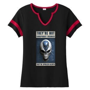 Alien Ufo Conspiracy Theory Disclosure Ladies Halftime Notch Neck Tee