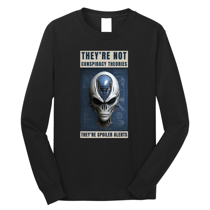 Alien Ufo Conspiracy Theory Disclosure Long Sleeve Shirt