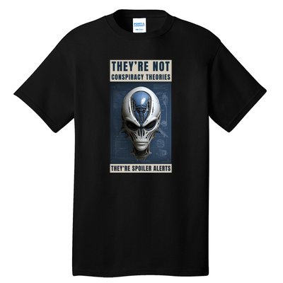 Alien Ufo Conspiracy Theory Disclosure Tall T-Shirt