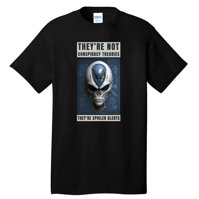 Alien Ufo Conspiracy Theory Disclosure Tall T-Shirt