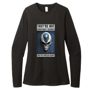 Alien Ufo Conspiracy Theory Disclosure Womens CVC Long Sleeve Shirt