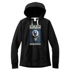 Alien Ufo Conspiracy Theory Disclosure Women's Fleece Hoodie