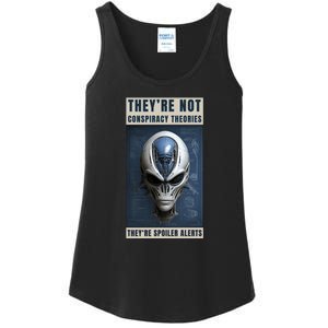 Alien Ufo Conspiracy Theory Disclosure Ladies Essential Tank