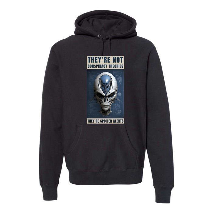 Alien Ufo Conspiracy Theory Disclosure Premium Hoodie