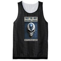 Alien Ufo Conspiracy Theory Disclosure Mesh Reversible Basketball Jersey Tank