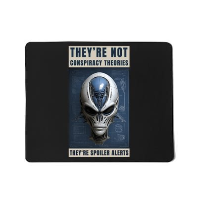 Alien Ufo Conspiracy Theory Disclosure Mousepad