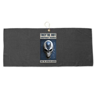 Alien Ufo Conspiracy Theory Disclosure Large Microfiber Waffle Golf Towel